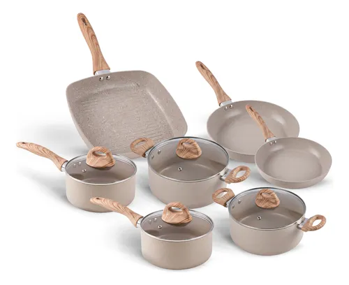 Conjunto completo de panelas vista geral